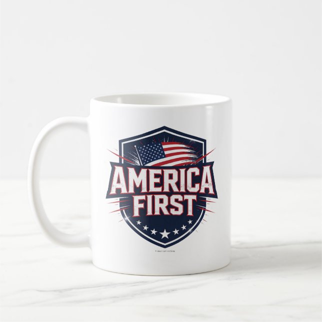 L'Amérique d'abord - Tasse (Gauche)