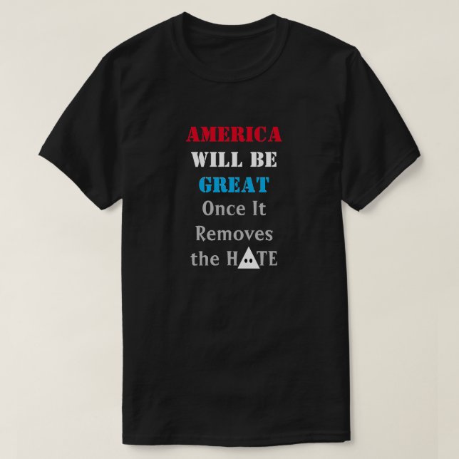 L'Amérique sera un super t-shirt (Design devant)