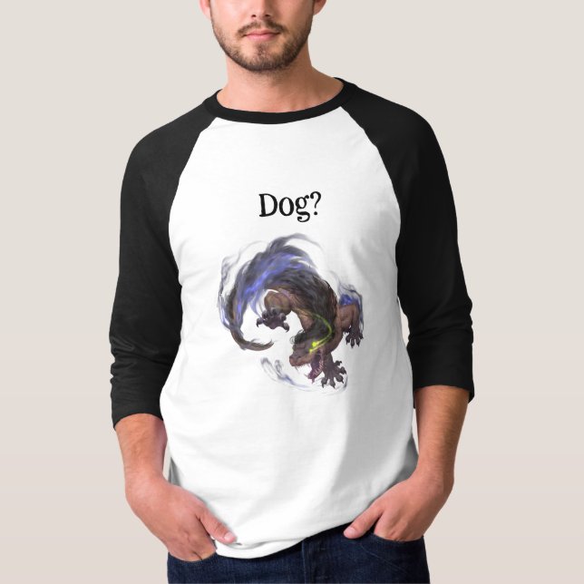 Lames de Janus Black Shuck Dog T-Shirt (Devant)