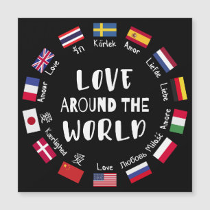 L'amour autour des langues du monde
