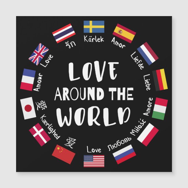 L'amour autour des langues du monde  (Devant)