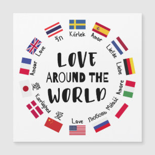 L'amour autour des langues du monde