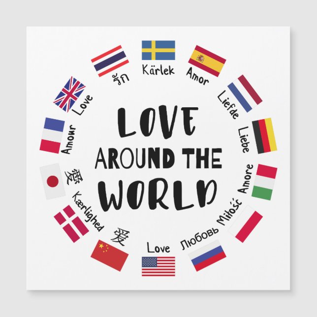 L'amour autour des langues du monde  (Devant)