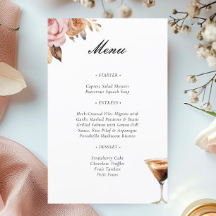 L'amour brasse Espresso Fête des mariées Menu
