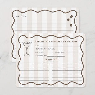 L'amour brasse Espresso Martini Recette Carte