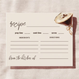 L'amour brasse Espresso Martini Recette Carte
