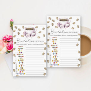 L'amour brasse la douche nuptiale émoticônes