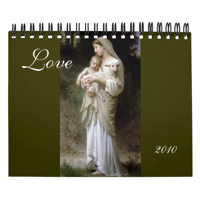 L'Amour, Calendrier Bouguereau 2010 (Protection)