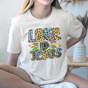L'Amour Comme Jésus Chemise, T-shirt chrétien occi