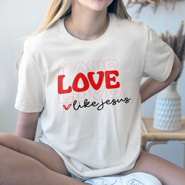 L'Amour Comme Jésus Chemise, T-shirt chrétien occi (Créateur téléchargé)