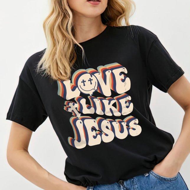 L'Amour Comme Jésus Chemise, T-shirt Femme (Créateur téléchargé)
