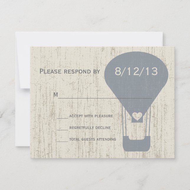 L'amour dans la réponse du Mariage de ballon à air (Devant)