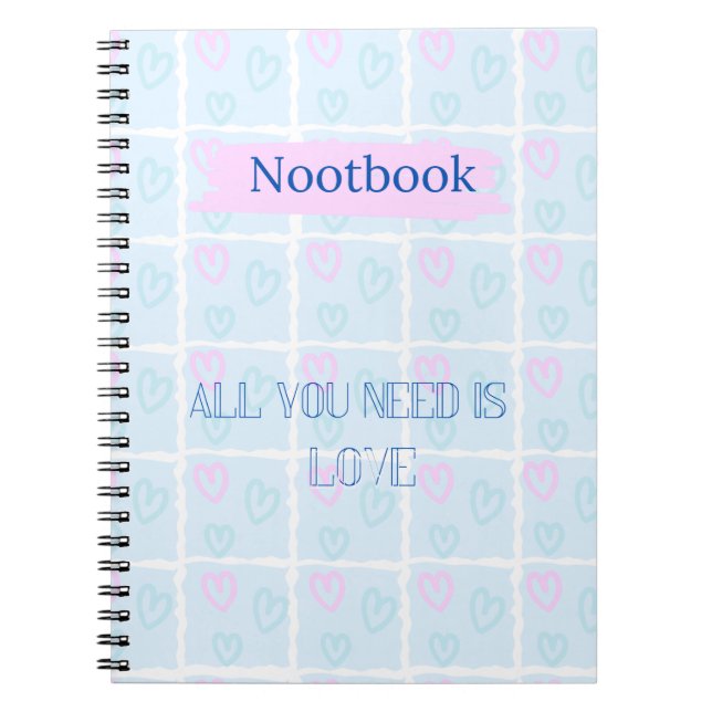 L'amour dans le carnet pastel (Devant)