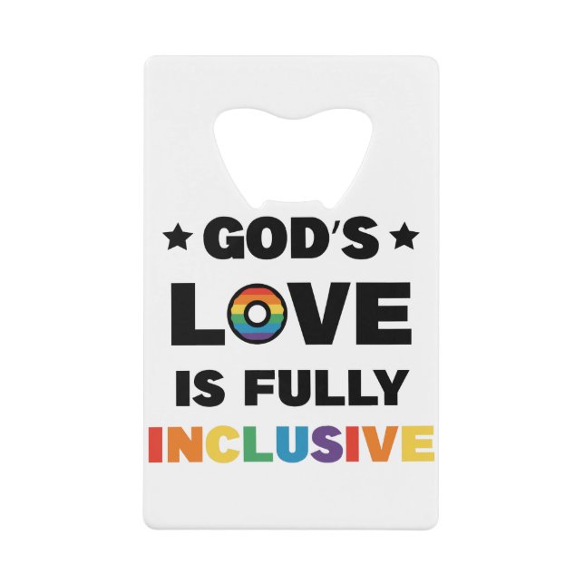 L'amour de Dieu est pleinement inclusif Mois de la (Devant)