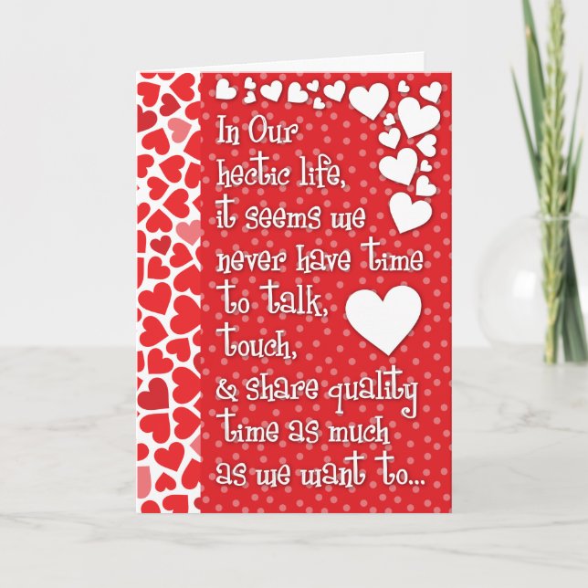 L'amour de ma vie Carte Saint Valentin (Devant)