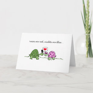 L'amour de Tortue - Carte de la Saint-Valentin ou 