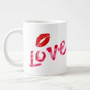L'amour de Valentine Kiss Café Mug
