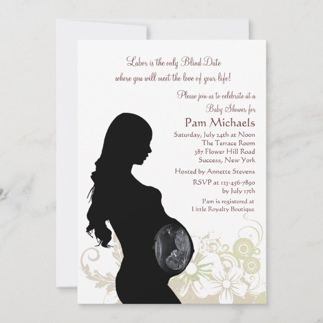 L'amour de votre vie Invitation Baby shower neutre (Devant)