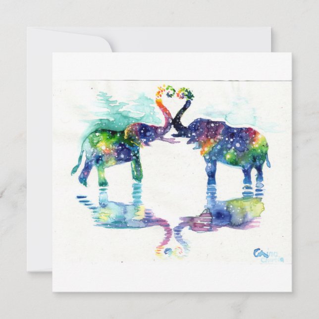 L'amour des éléphants (Devant)