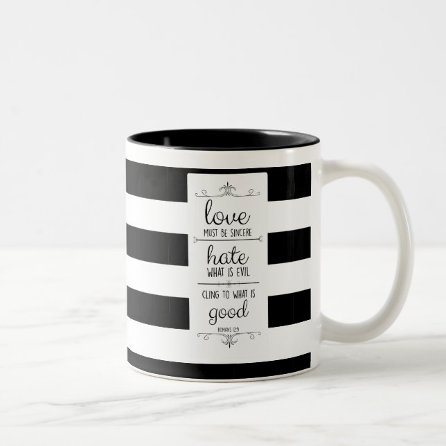 l'amour doit être sincère bible verse tasse de caf (Droit)