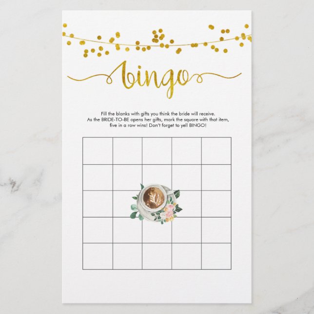 L'amour du café brasse les jeux de Fête des mariée (Devant)