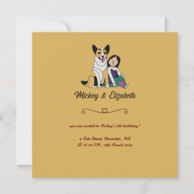 L'amour du chien (Devant)