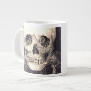 L'amour du crâne, l'illusion Vintage du café Mug