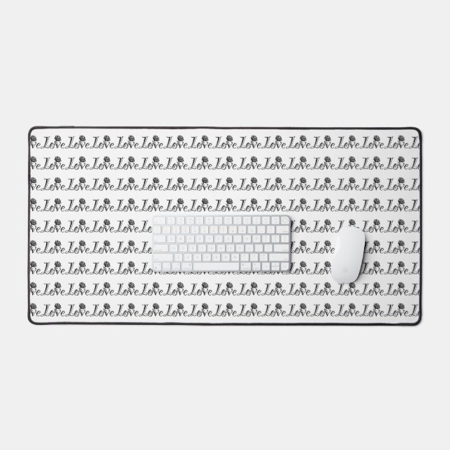 L'amour du rose : une typographie unique (Clavier et souris)