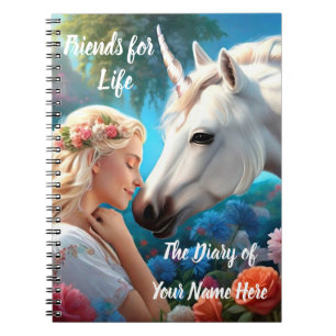 L'amour d'une princesse pour son journal Unicorn
