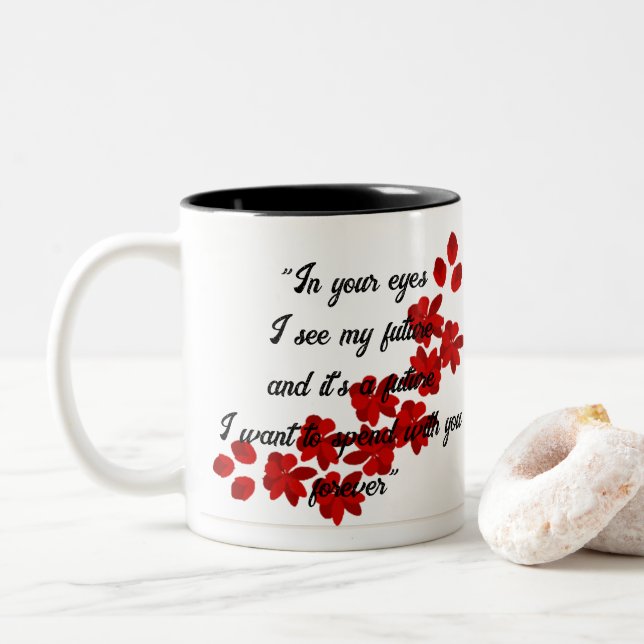 L'amour en coupe - La Mug parfaite pour les couple (Avec donut)