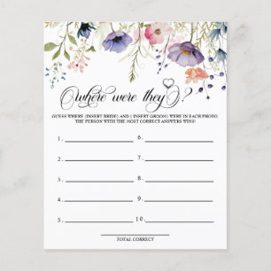 L'amour en fleur   Où Étaient-Ils   Jeux