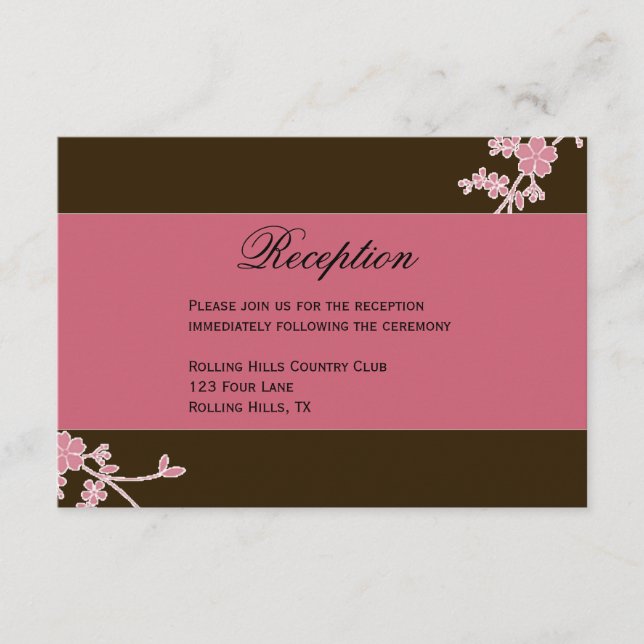 L'amour en fleurs : Invitation à la réception de m (Devant)