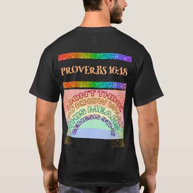 L'AMOUR EST 1CORINTHIANS 13 T-shirt (Dos)