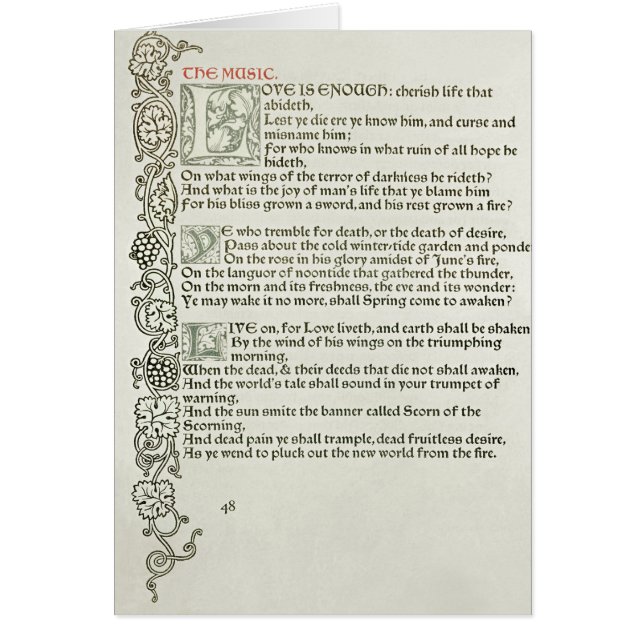 L'amour est assez, 1897 (Devant)