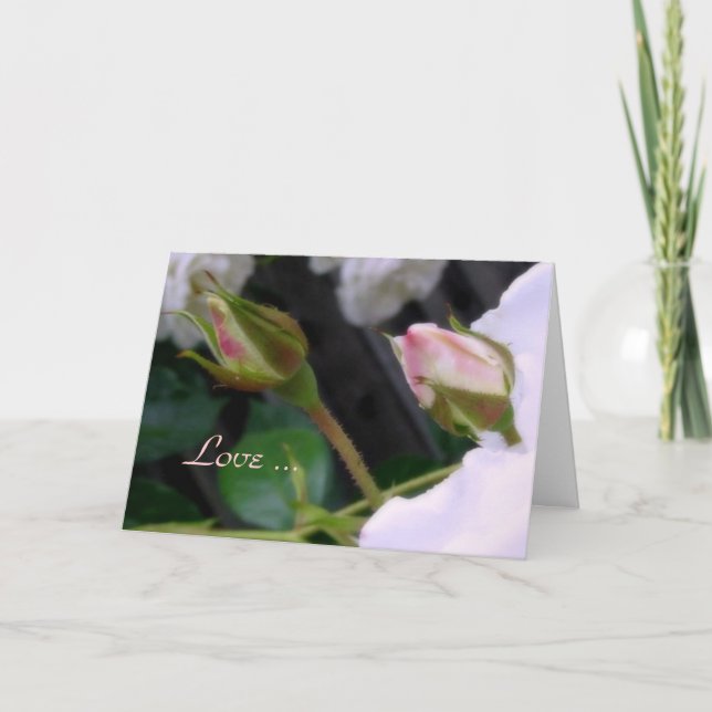 L'amour est… carte romantique de Valentine (Devant)