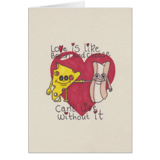 L'amour est comme le lard et le fromage