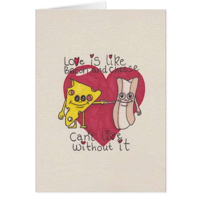 L'amour est comme le lard et le fromage (Devant)