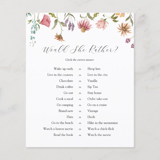 L'amour est dans Bloom Fleur sauvage Elle préfère  (Devant)