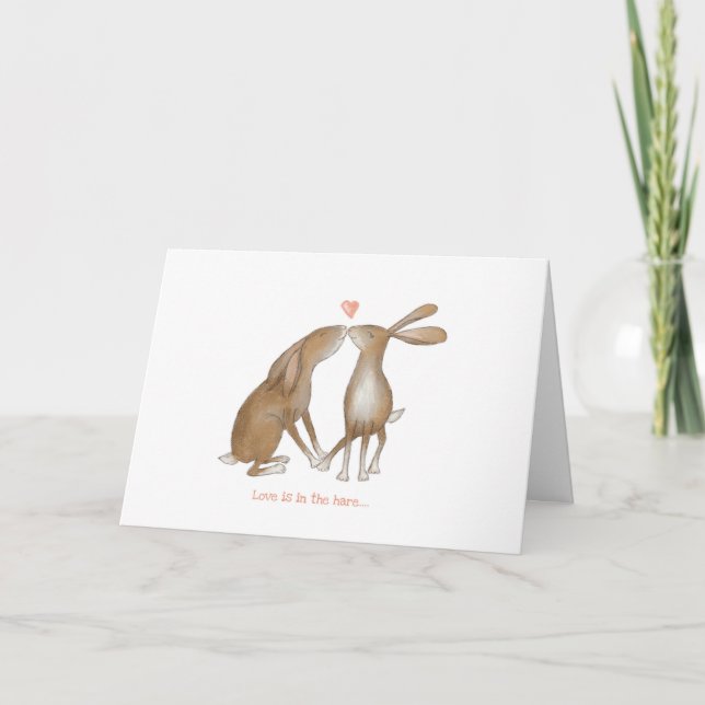 L'amour est dans la carte de la Saint-Valentin au  (Devant)