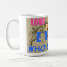 L'amour est dans l'Humour oculaire Mug