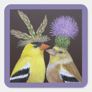 L'amour est des autocollants d'or