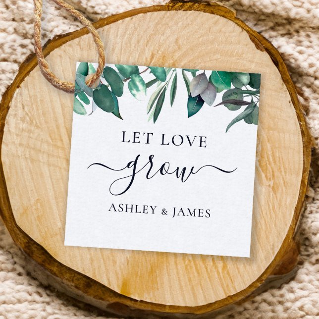 L'amour est doux Étiquette, Étiquette cadeau fait  (Créateur téléchargé)