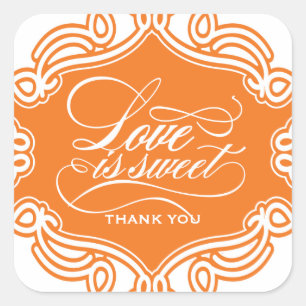 L'amour est doux Mariage Favor Stickers