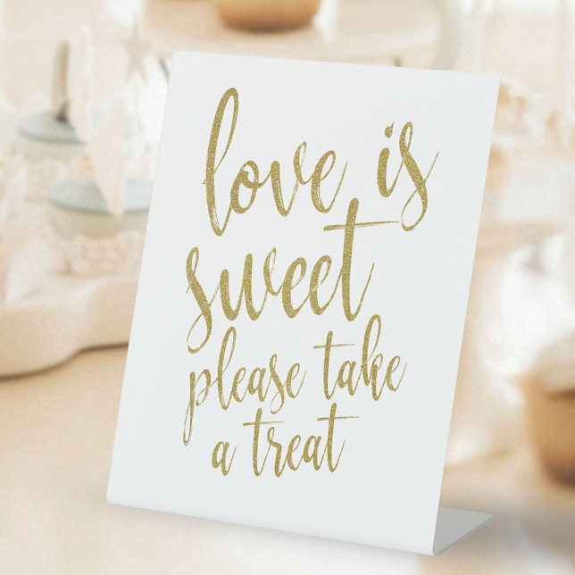L'amour est doux, prenez une friandise, panneau de (Créateur téléchargé)