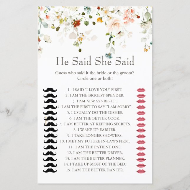 L'amour est en fleur Il a dit qu'elle dit jeu de d (Devant)