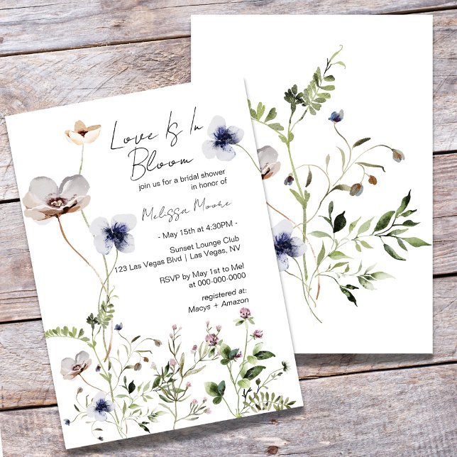 L'Amour Est En Fleur, Invitation À La Douche Nupti (Créateur téléchargé)