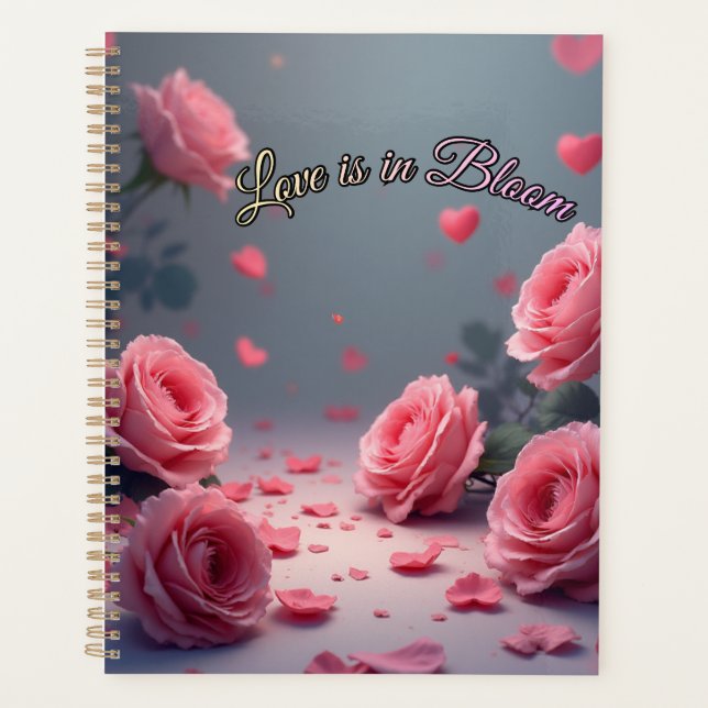 L'amour est en fleurs Roses roses romantiques Sain (Devant)
