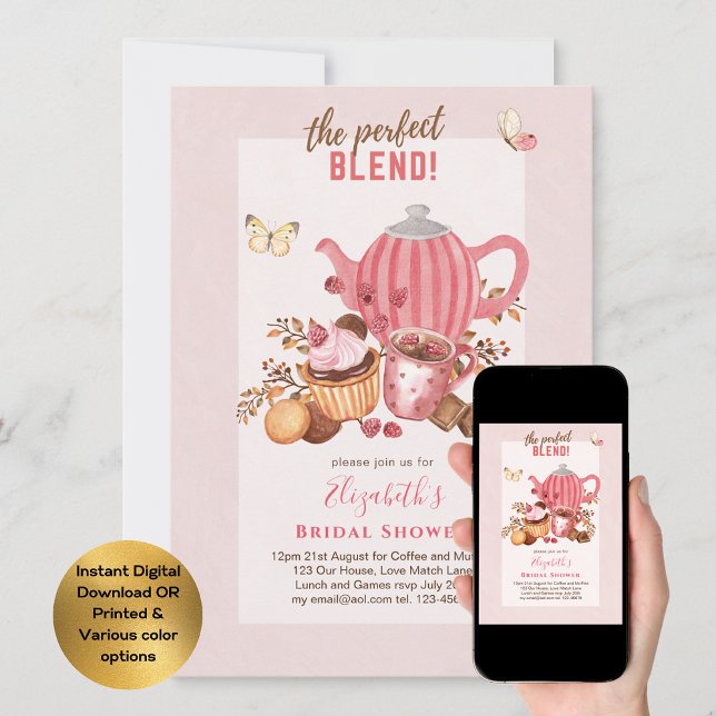 L'amour est en train de se préparer ! Invitations  (Créateur téléchargé)