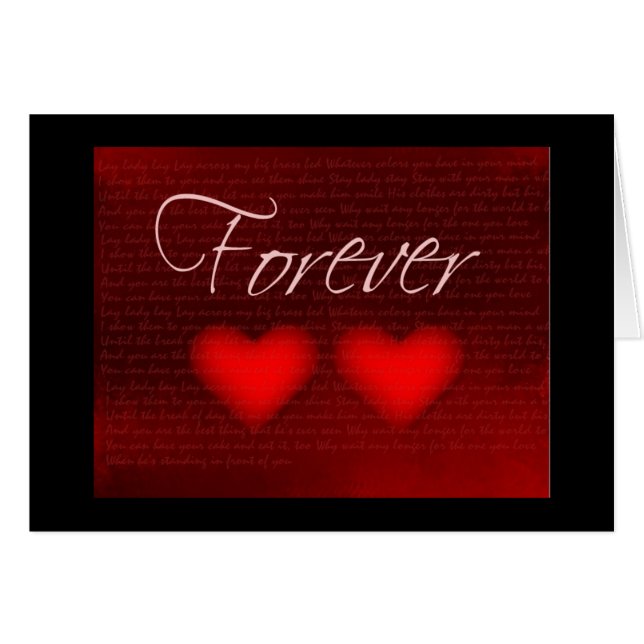 L'amour est forever (Devant Horizontal)