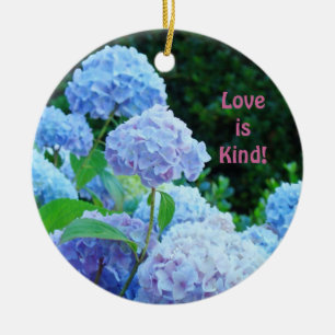 L'amour est gentil ! ornements Fleurs d'hortensia 